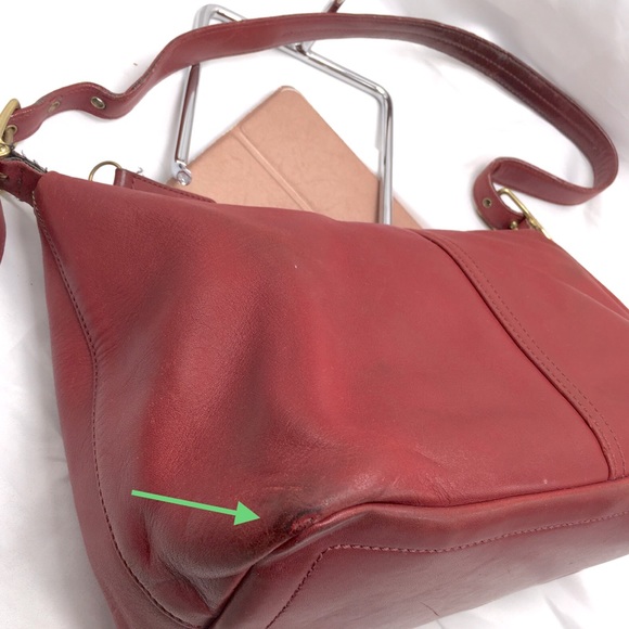 Coach Vintage Legacy Leather Hobo Shoulder Handbag 9883 Medium Small - Picture 9 of 16